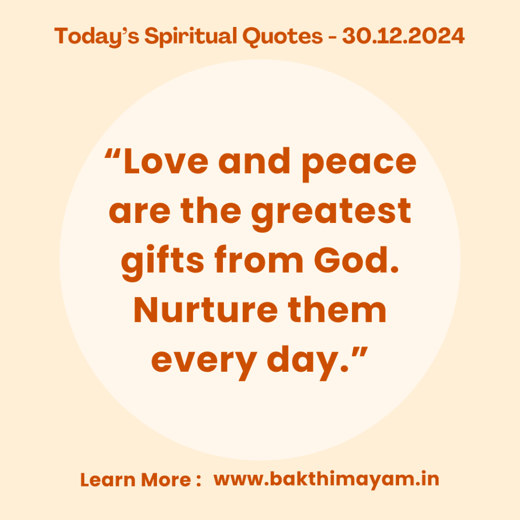 Today’s Spiritual Quotes – 30.12.2024